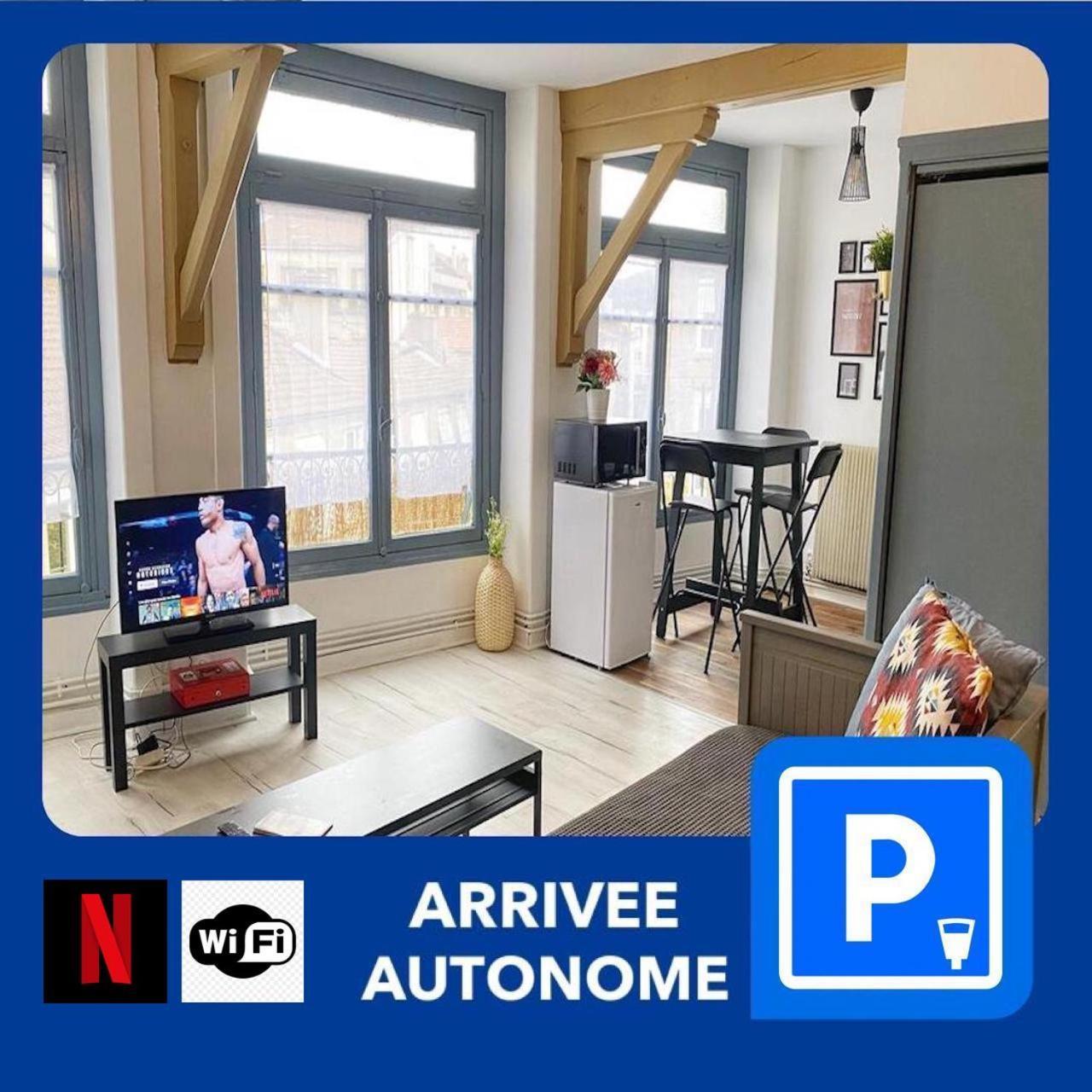 015 Chic & Cosy Studio 41M2 Hypercentre Wifi Smart Tv Netflix Saint-Etienne  Kültér fotó